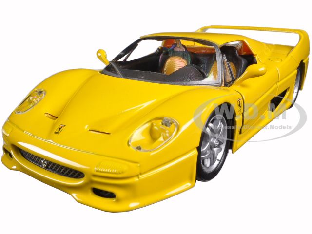 Ferrari F50 Yellow 1/24 Diecast Model Car By Bburago