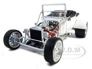 1923 Ford T-Bucket Roadster White 1/18 Diecast Model Car by Road Signature