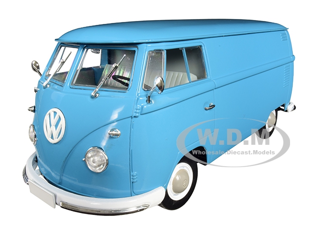 1960 Volkswagen Delivery Van Dove Blue Limited Edition To 5880 Pieces Worldwide 1/24 Diecast Model By M2 Machines