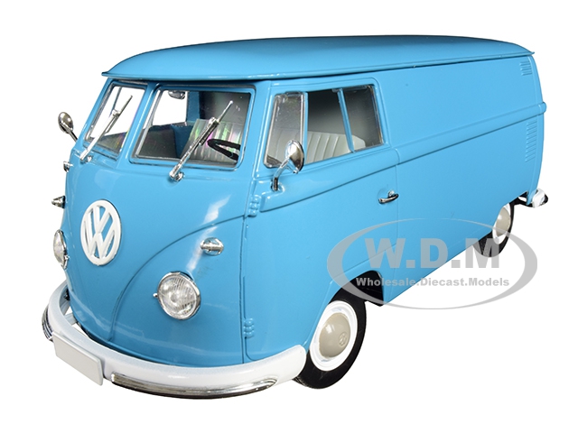 Image of 1960 Volkswagen Delivery Van Dove Blue Limited Edition to 5880 pieces Worldwide 1/24 Diecast Model by M2 Machines