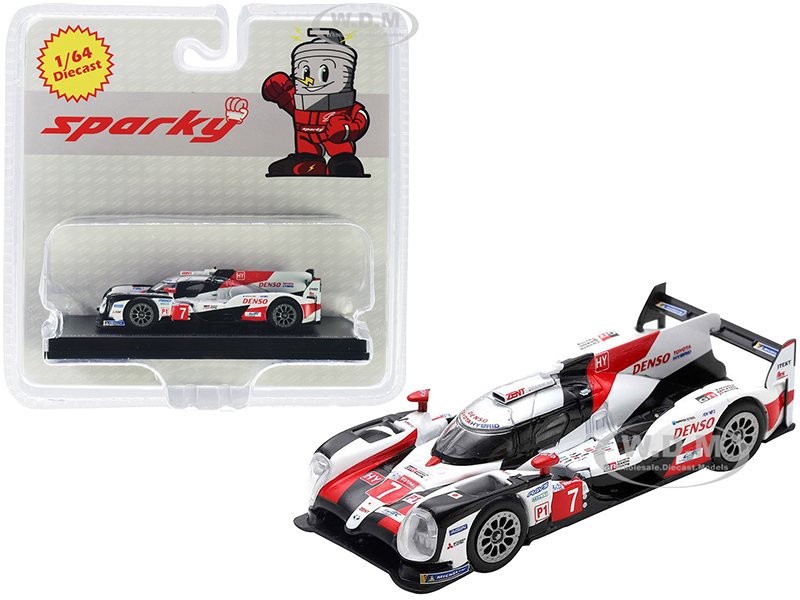 Toyota TS050 Hybrid 7 Toyota Gazoo Racing 2nd 24 Hours of Le Mans (2019) 1/64 Diecast Model Car by Sparky