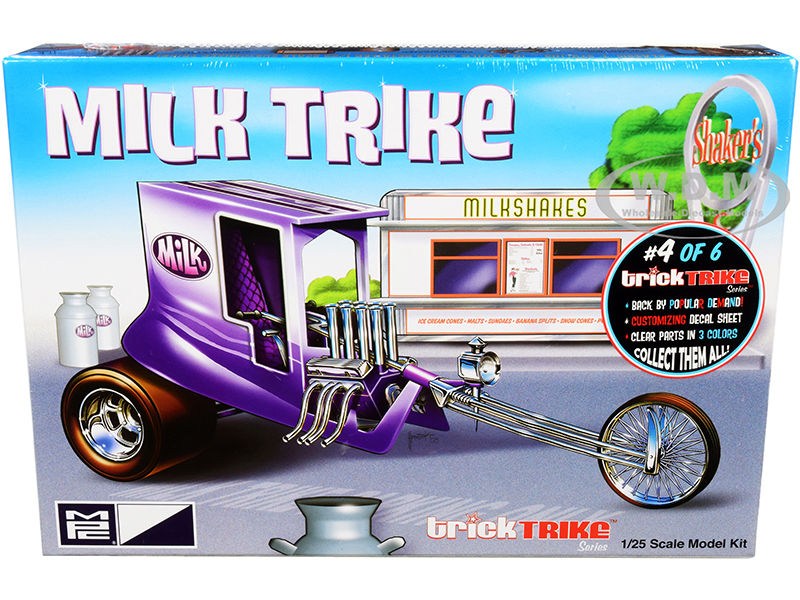 Skill 2 Model Kit Milk Trike Trick Trikes Series 1/25 Scale Model By MPC