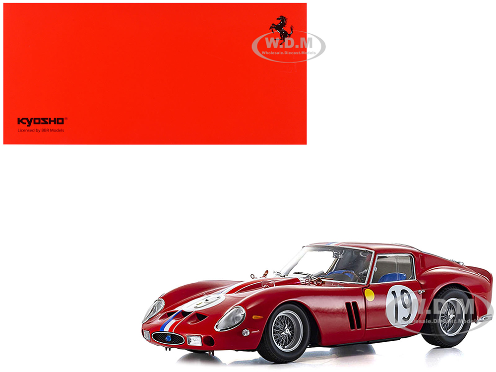 Ferrari 250 GTO 19 Pierre Noblet - Jean Guichet 2nd Place 24 Hours Of Le Mans (1962) 1/18 Diecast Model Car By Kyosho
