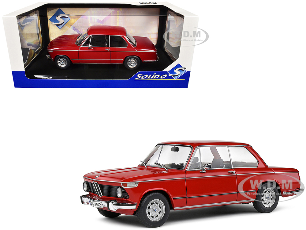 1971 BMW 1602 Verona Red 1/18 Diecast Model Car by Solido