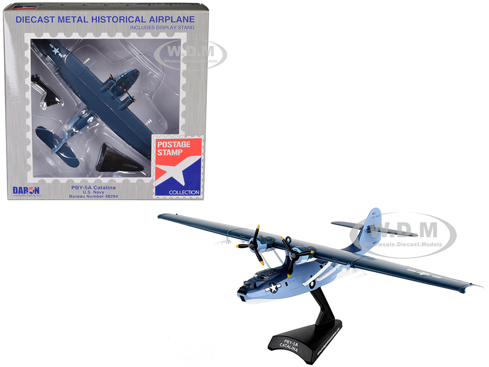 Consolidated PBY-5A Catalina Patrol Aircraft "Bureau Number 48294" United States Navy 1/150 Diecast Model Airplane by Postage Stamp