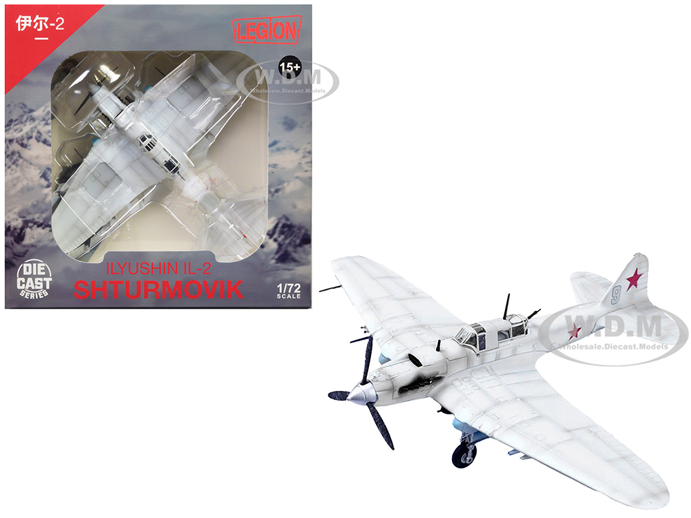 Ilyushin IL-2 Shturmovik Aircraft White 