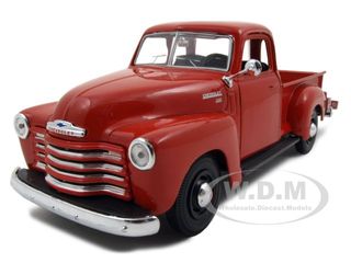 1950 Chevrolet 3100 Pick Up Truck Omaha Orange 1/25 Diecast Model By Maisto