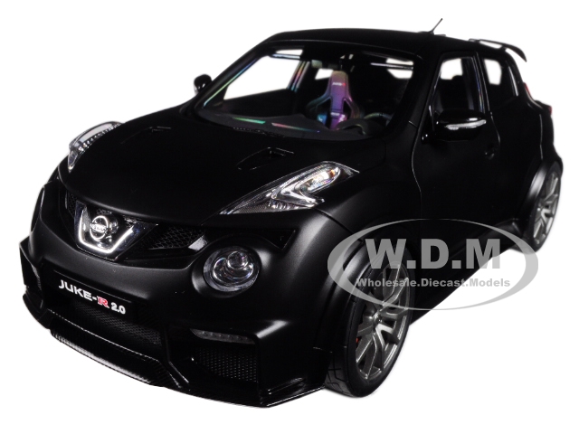 Nissan Juke R 2.0 Matt Black 1/18 Model Car by Autoart