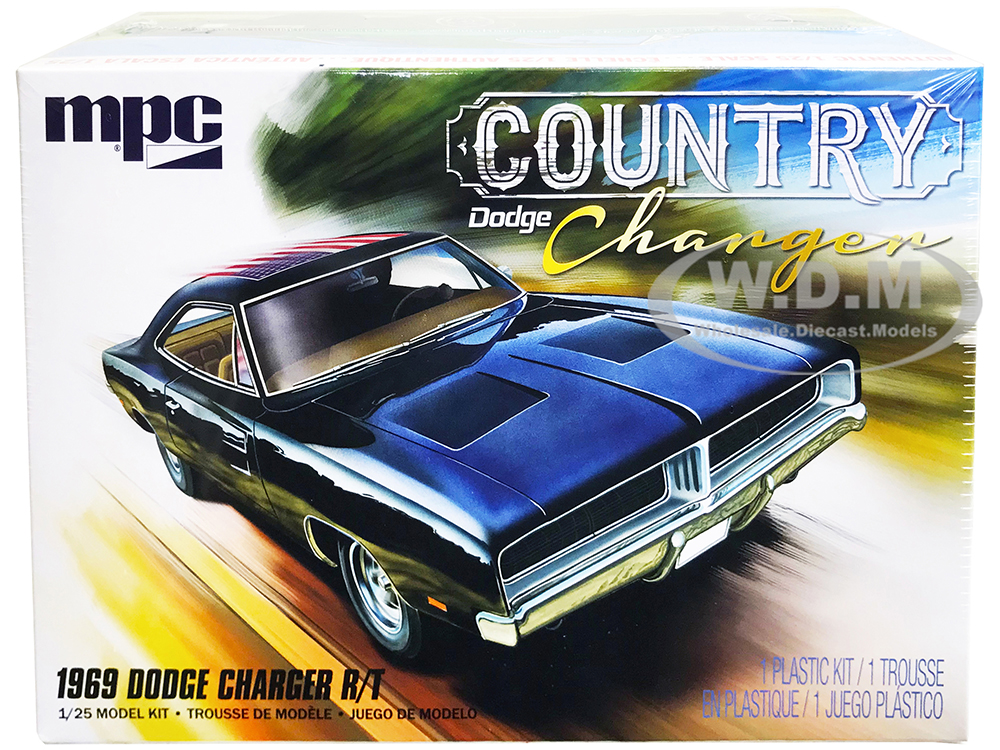 Skill 2 Model Kit 1969 Dodge Charger R/T "Country" 1/25 Scale Model by MPC