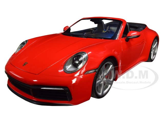 Image of 2019 Porsche 911 Carrera 4S Cabriolet Red Limited Edition to 504 pieces Worldwide 1/18 Diecast Model Car by Minichamps