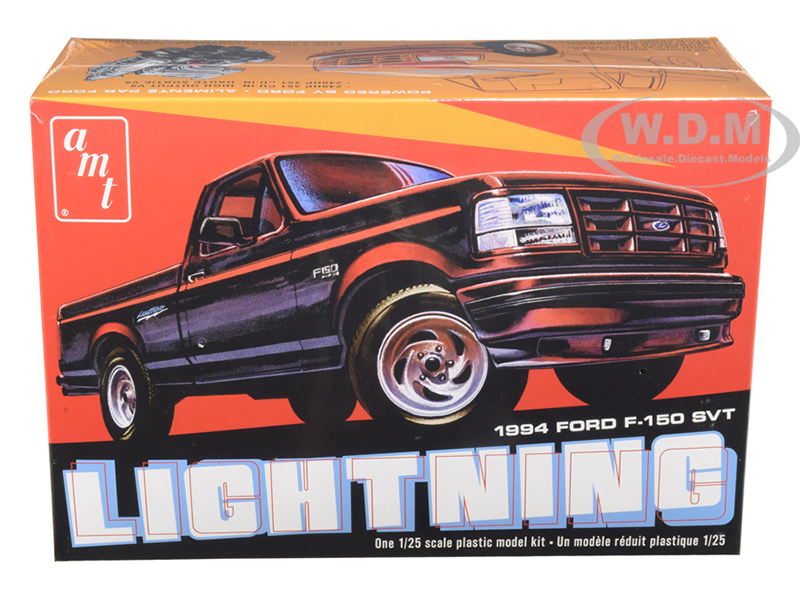 Skill 2 Model Kit 1994 Ford F-150 SVT Lightning Pickup Truck 1/25 Scale Model By AMT