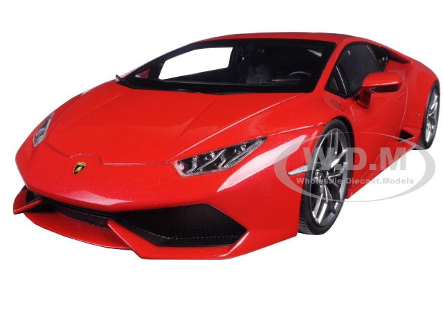 Image of Lamborghini Huracan LP610-4 Red 1/18 Diecast Car Model by Kyosho