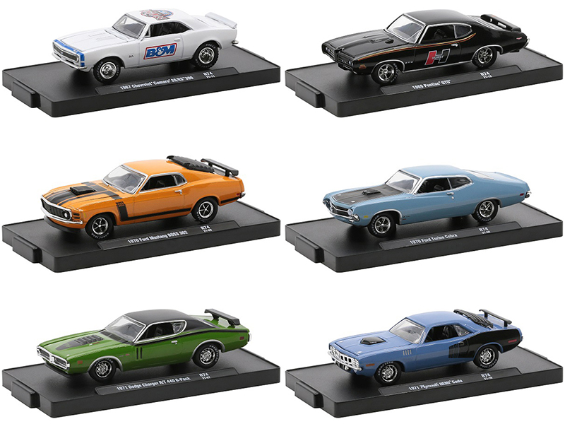 "Auto-Drivers" Set of 6 pieces in Blister Packs Release 74 Limited Edition to 8480 pieces Worldwide 1/64 Diecast Model Cars by M2 Machines