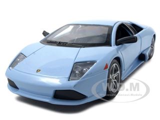 Lamborghini Murcielago Lp640 Baby Blue 1/24 Diecast Model Car By Maisto