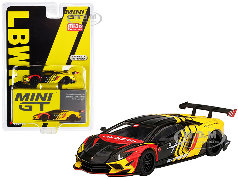 Lamborghini Aventador LB WORKS "Infinite Motorsports" Livery Limited Edition to 5400 pieces Worldwide 1/64 Diecast Model Car by True Scale Miniatures