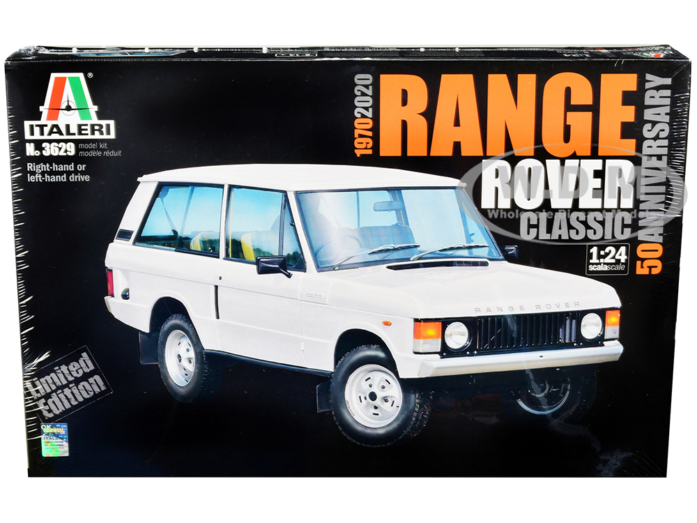 Skill 3 Model Kit Land Rover Range Rover Classic 50th Anniversary 1/24 Scale Model by Italeri