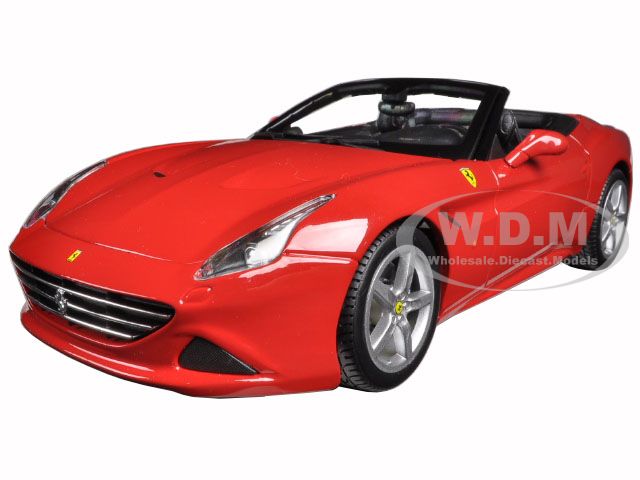 Image of Ferrari California T (open top) Red 1/18 Diecast Model Car by Bburago