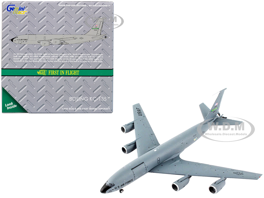 Boeing KC-135R Stratotanker Tanker Aircraft Seymour Johnson AFB United States Air Force Gemini Macs Series 1/400 Diecast Model Airplane by GeminiJets