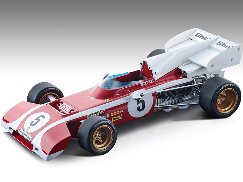 Ferrari 312 B2 #5 Jacky Ickx Formula One F1 South Africa GP (1972) Mythos Series Limited Edition to 215 pieces Worldwide 1/18 Model Car by Tecnomodel