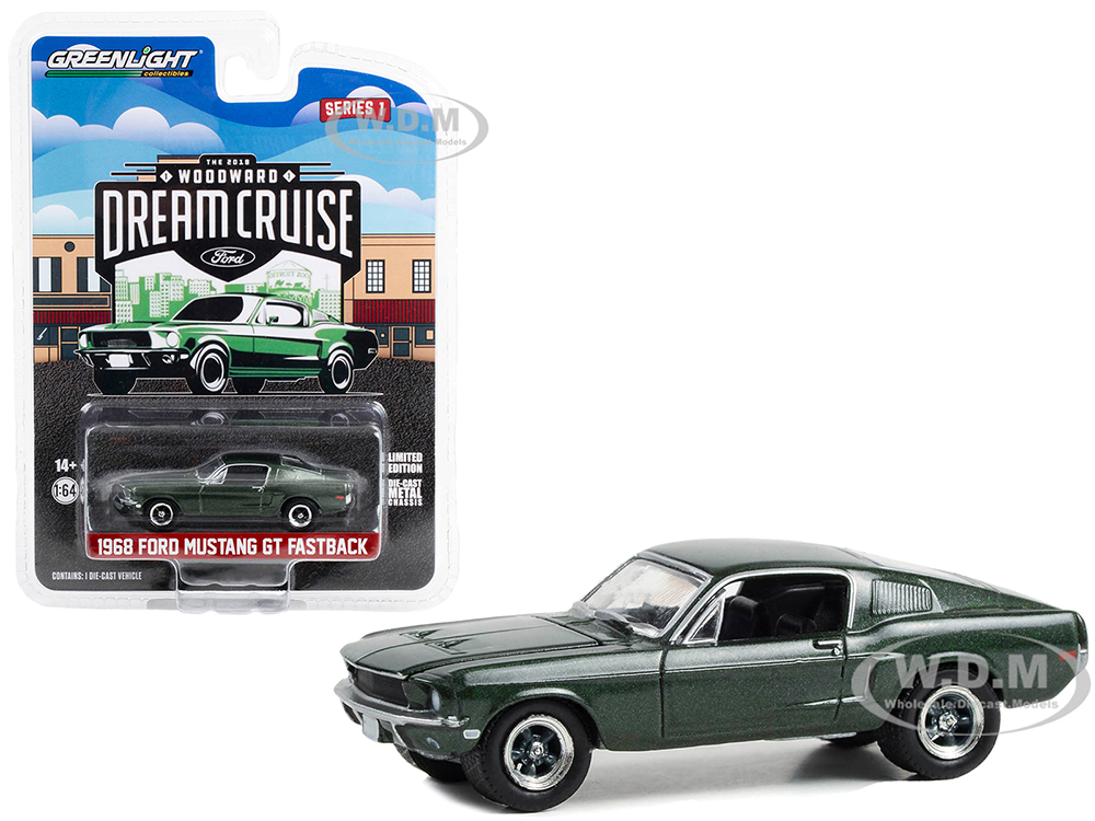 1968 Ford Mustang GT Fastback Green Metallic 