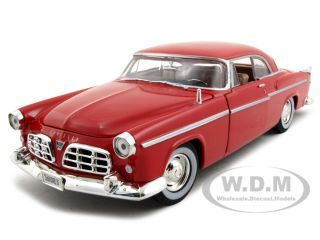 1955 Chrysler C300 Red 1/24 Diecast Model Car By Motormax