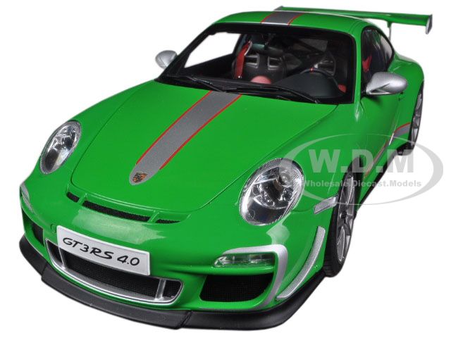 Porsche 911 (997) Gt3 Rs 4.0 Green 1/18 Diecast Car Model By Autoart