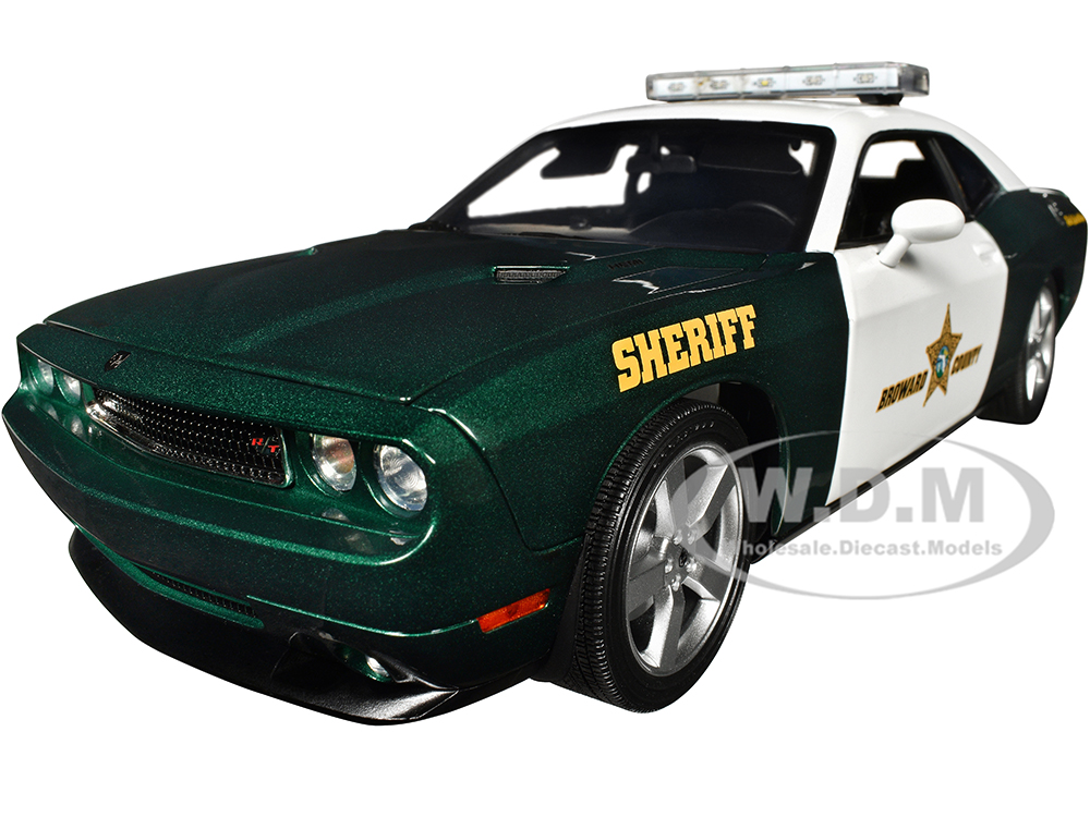 2009 Dodge Challenger R/T Green and White 