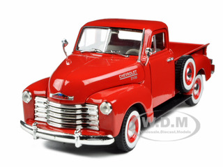 1953 Chevrolet 3100 Pickup Truck Red 1/32 Diecast Model Car By Signature Models