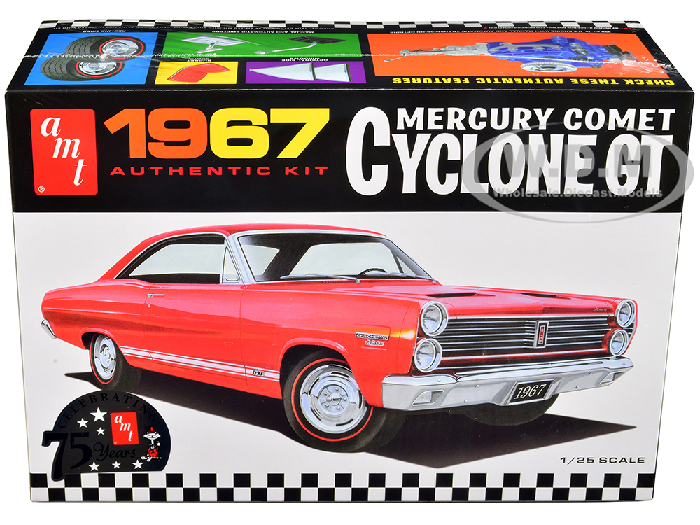 Skill 2 Model Kit 1967 Mercury Comet Cyclone GT 1/25 Scale Model By AMT