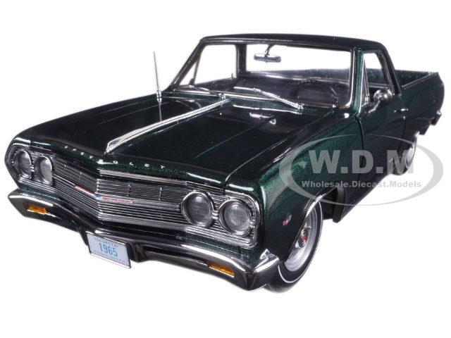 Image of 1965 Chevrolet El Camino Cypress Green Limited Edition to 426pcs 1/18 Diecast Model Car by Acme