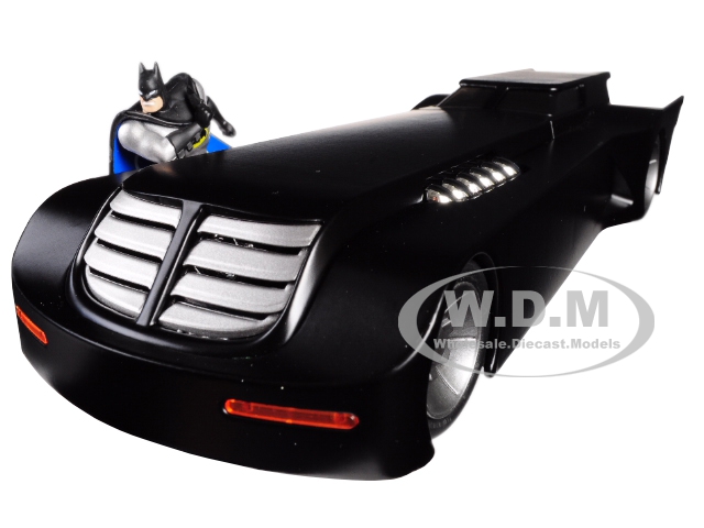 Batmobile with Batman Diecast Figure "Animated Series" DC Comics Series 1/24 Diecast Model Car by Jada
