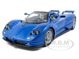Pagani Zonda C12 Blue 1/24 Diecast Model Car by Motormax