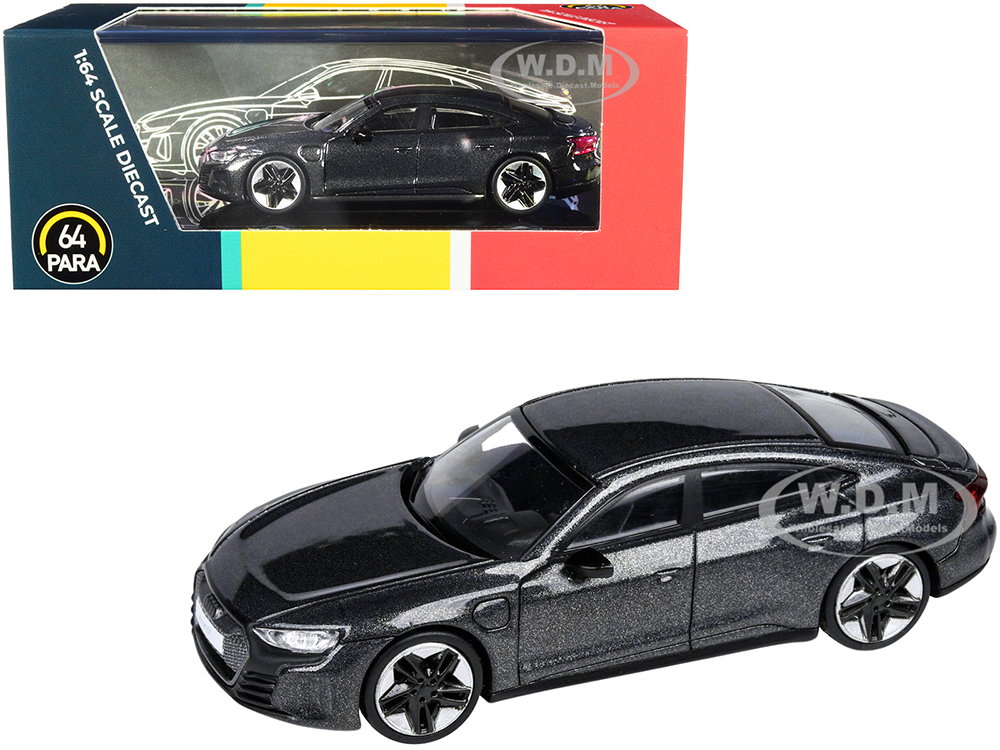 Audi RS e-tron GT Daytona Gray Metallic 1/64 Diecast Model Car by Paragon Models