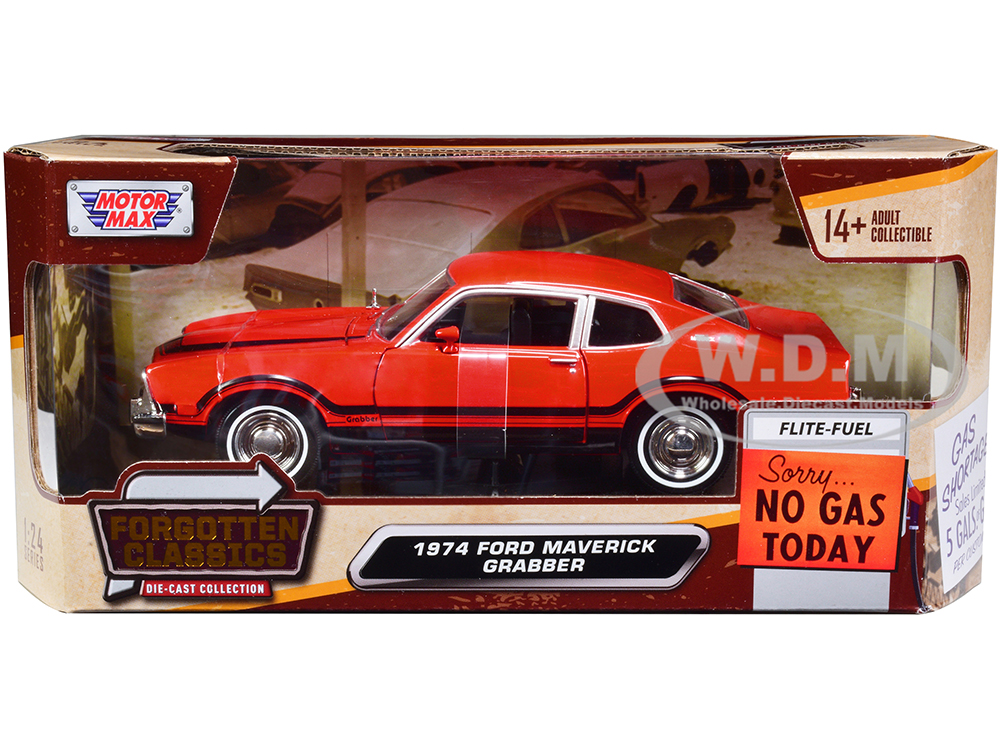 1974 Ford Maverick Grabber Orange with Black Stripes 