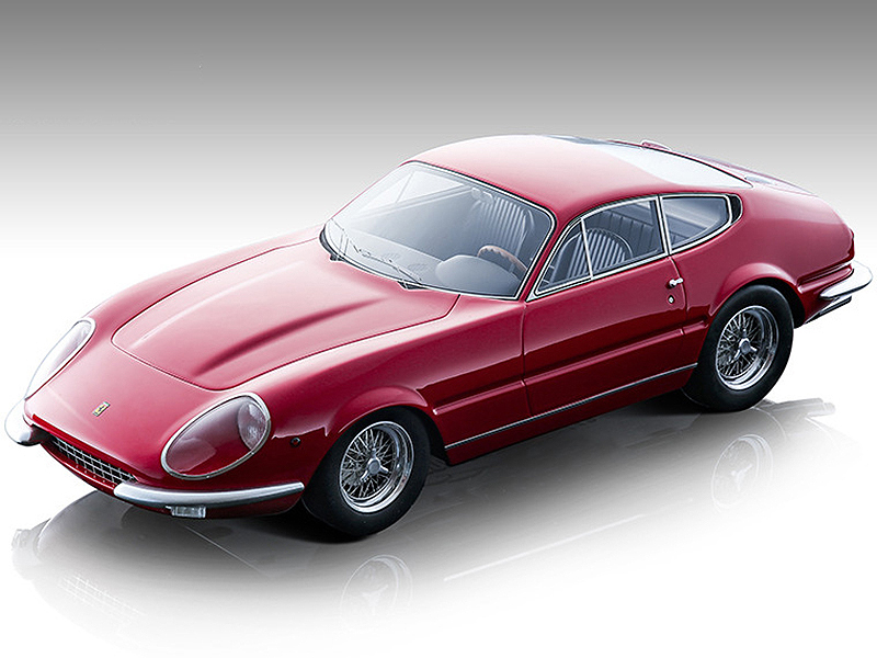 1967 Ferrari 365 GTB/4 Daytona Prototipo Gloss Red "Mythos Series" Limited Edition to 200 pieces Worldwide 1/18 Model Car by Tecnomodel