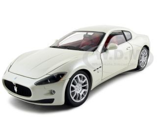 Maserati Gt Gran Turismo White 1/18 Diecast Car Model By Motormax
