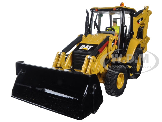 CAT Caterpillar 420F2 IT Backhoe Loader with Operator "High Line Series" 1/50 Diecast Model by Diecast Masters