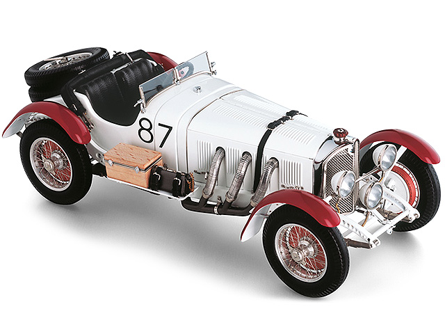 Mercedes Benz SSKL #87 Rudolf Caracciola White Elephant Mille Miglia (1931) 1/18 Diecast Model Car by CMC