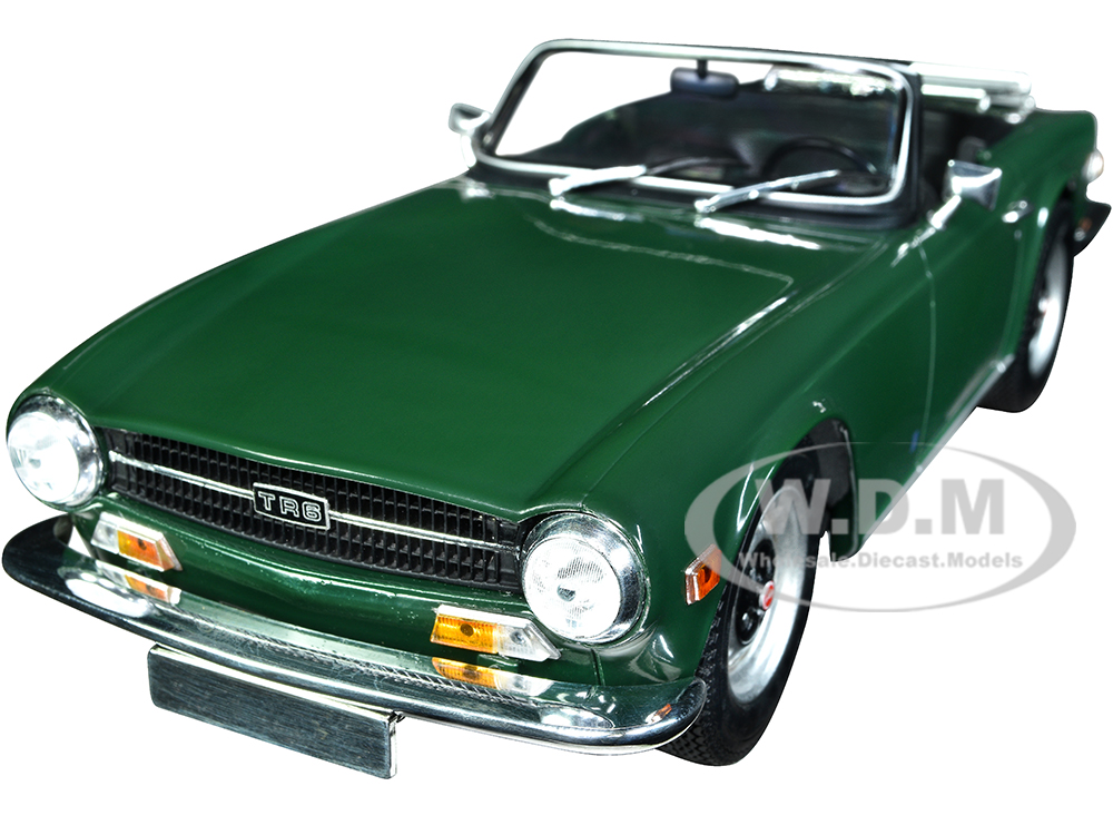 1969 Triumph TR6 Convertible Dark Green Limited Edition To 504 Pieces Worldwide 1/18 Diecast Model Car By Minichamps