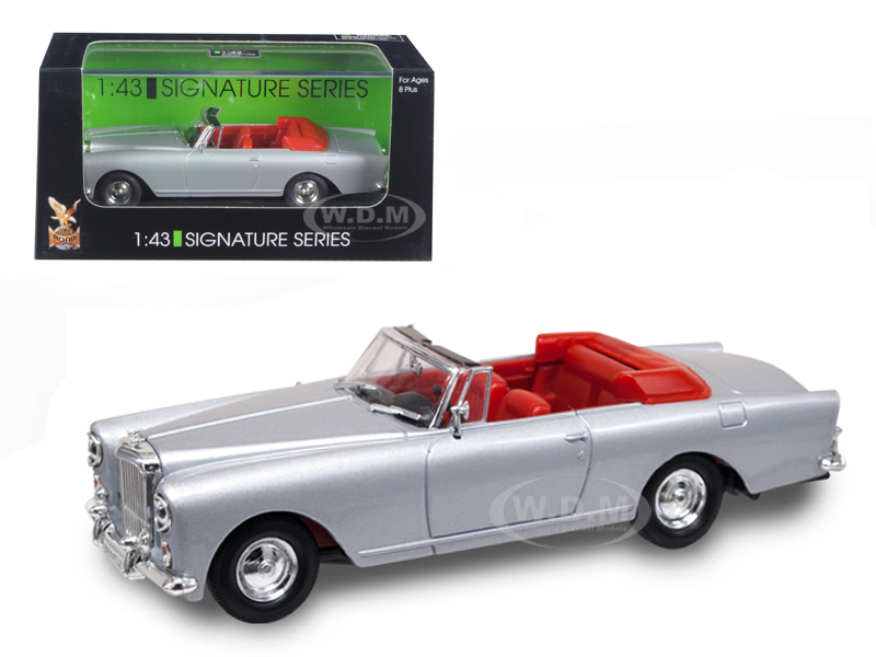 1961 Bentley Continental S2 Park Ward Dhc Convertible Silver 1/43 Diecast Car Model By Road Signature