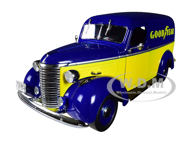 Image of 1939 Chevrolet Panel Truck "Goodyear Tires" Running on Empty Series 1/24 Diecast Model Car by Greenlight
