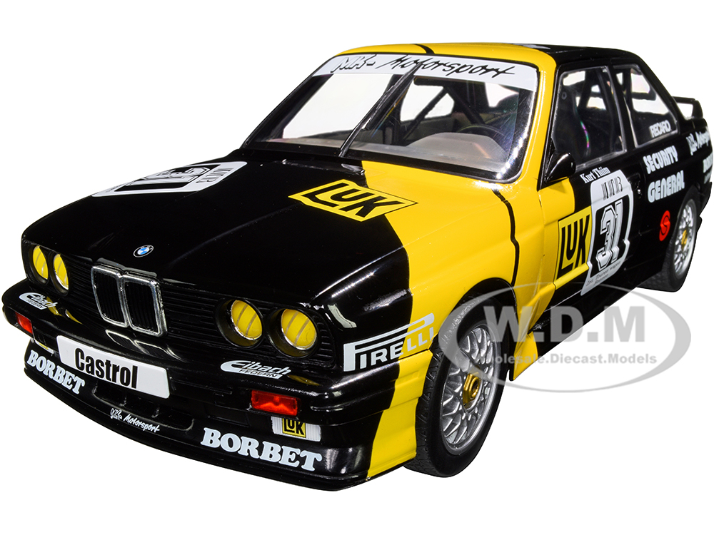 BMW E30 M3 31 Kurt Thiim "LuK" DTM Deutsche Tourenwagen Masters (1988) "Competition" Series 1/18 Diecast Model Car by Solido