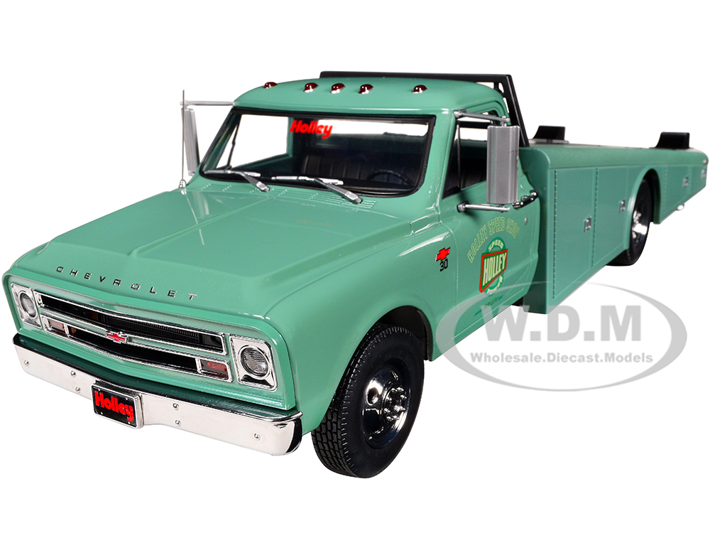 1967 Chevrolet C-30 Ramp Truck Green Holley Speed Shop Limited Edition to 200 pieces Worldwide 1/18 Diecast Model Car by ACME