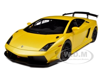 Lamborghini Gallardo Lp560-4 Super Trofeo Yellow 1/18 Diecast Model Car By Autoart