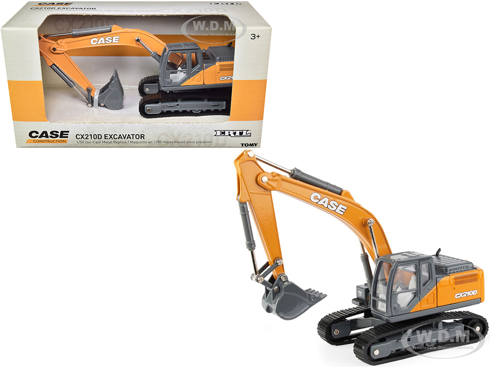Image of Case CX210D Excavator "Case Construction" 1/50 Diecast Model by ERTL TOMY