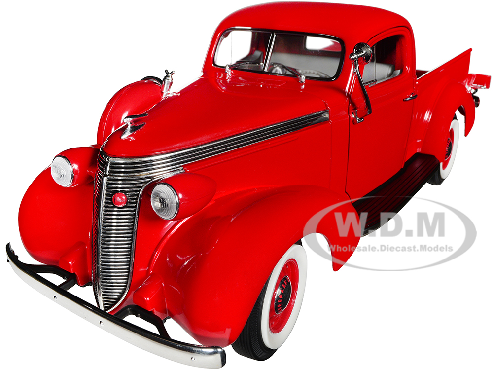 1937 Studebaker Coupe Express Pickup Truck Red 1/18 Diecast Model Car by Road Signature