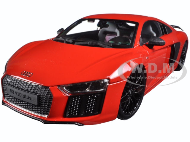 Audi R8 V10 Plus Red Exclusive Edition 1/18 Diecast Model Car By Maisto