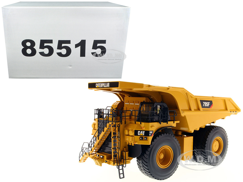 Image of CAT Caterpillar 795F AC Electric Drive Mining Truck with Operator "High Line Series" 1/50 Diecast Model by Diecast Masters