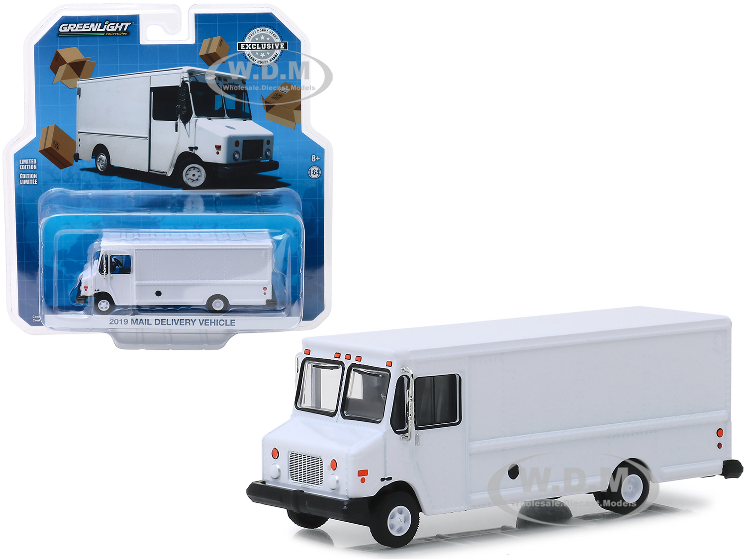 2019 Mail Delivery Vehicle White Hobby Exclusive 1/64 Diecast Model by Greenlight