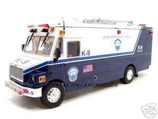 Image of Freightliner MT-55 EMT K-9 Police 1/32 Diecast Car by Unique Replicas
